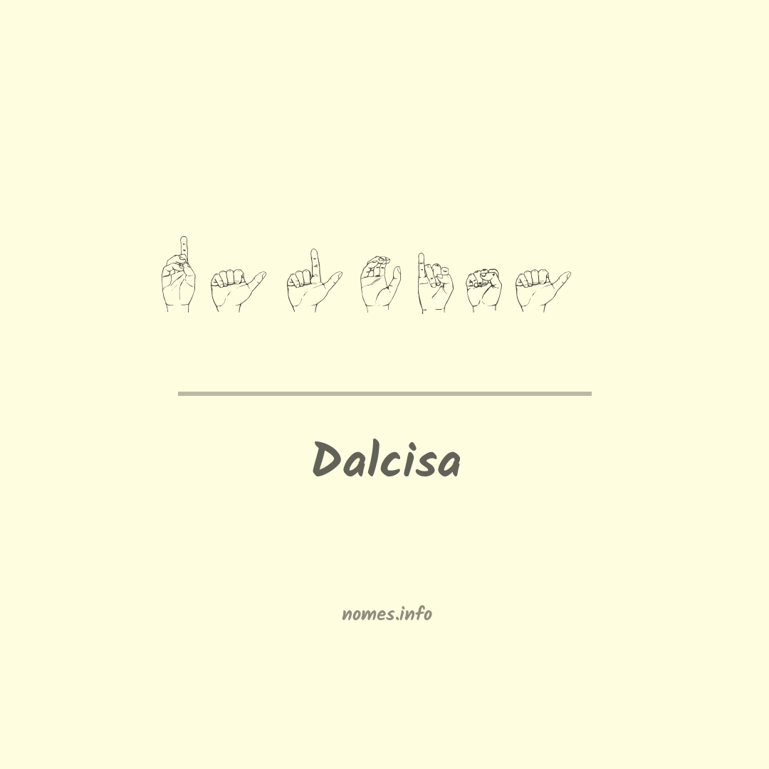 Dalcisa em Libras