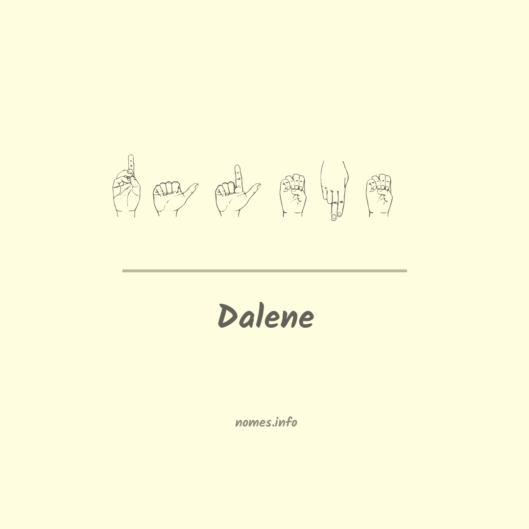 Dalene em Libras