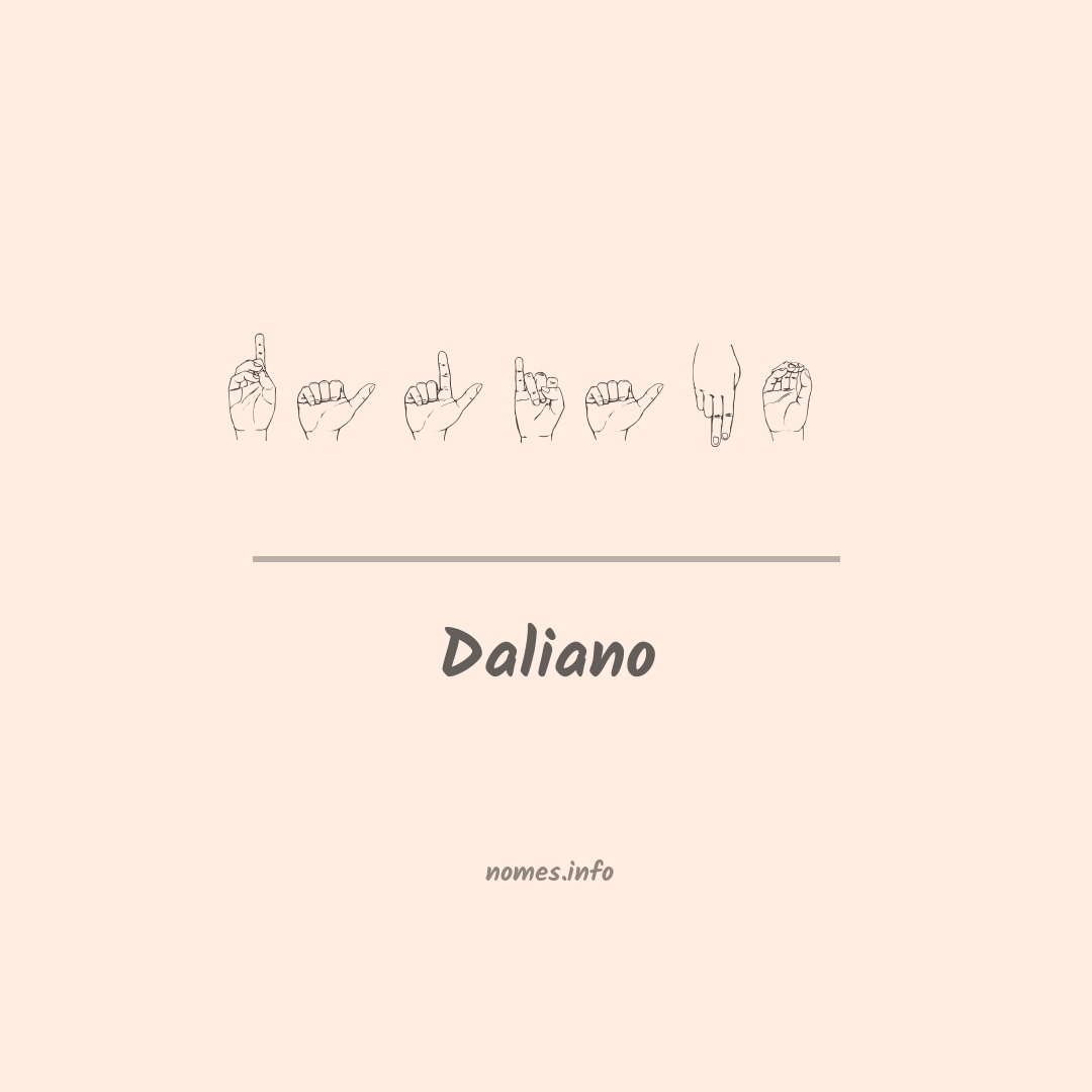 Daliano em Libras