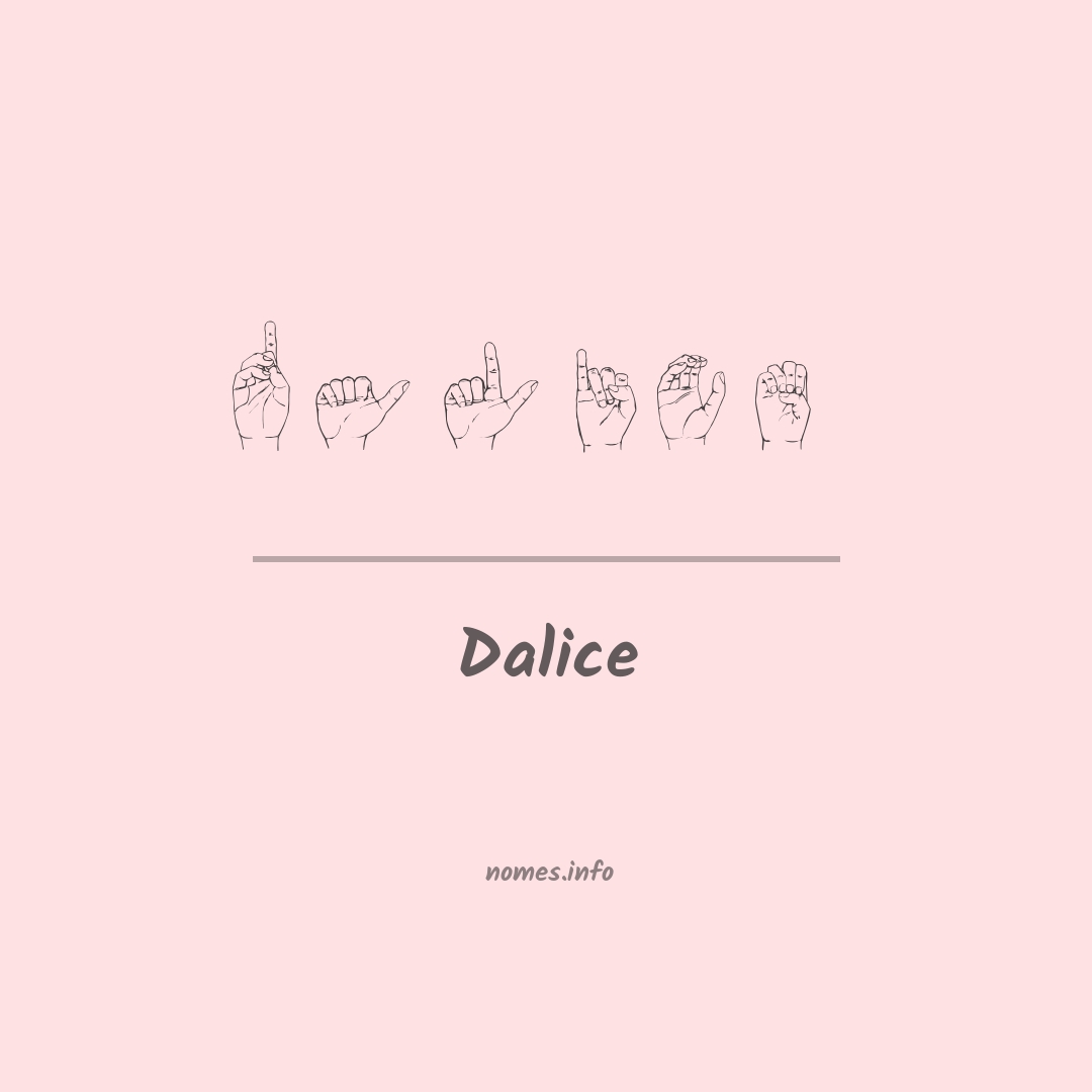 Dalice em Libras