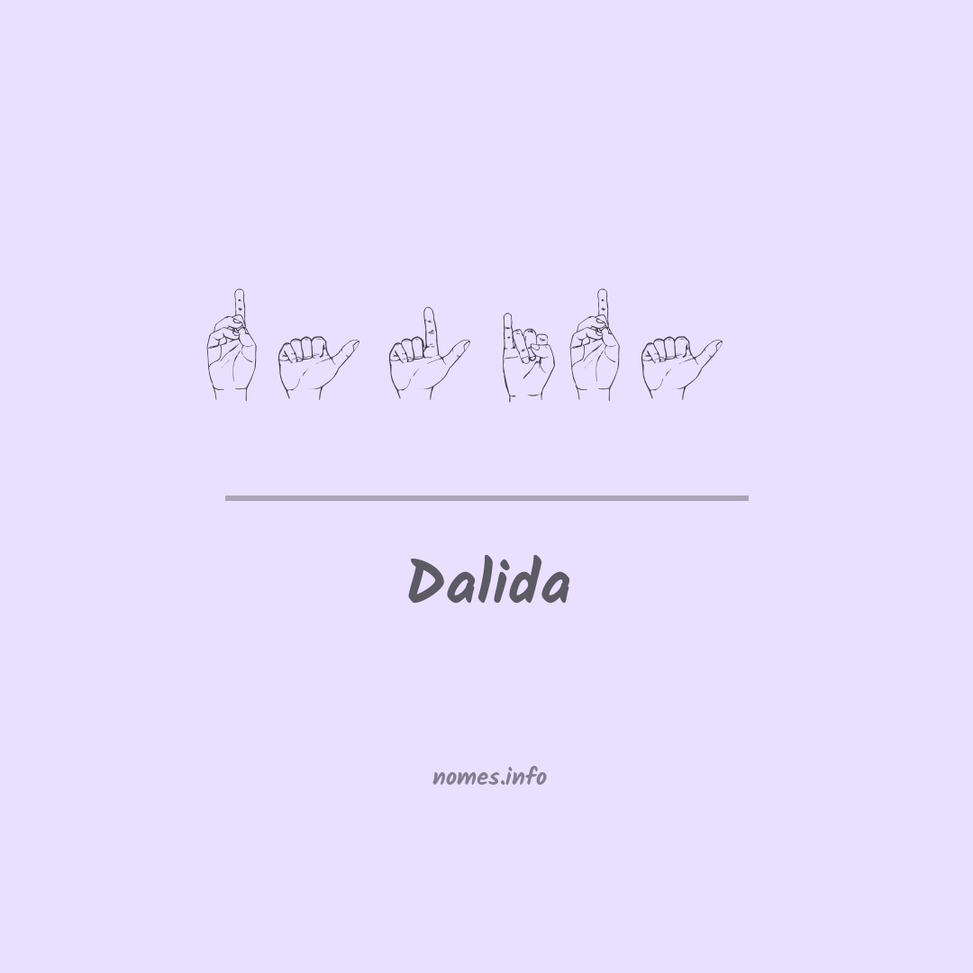 Dalida em Libras