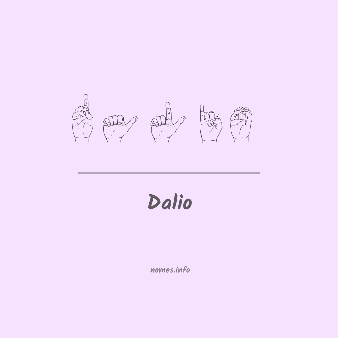 Dalio em Libras