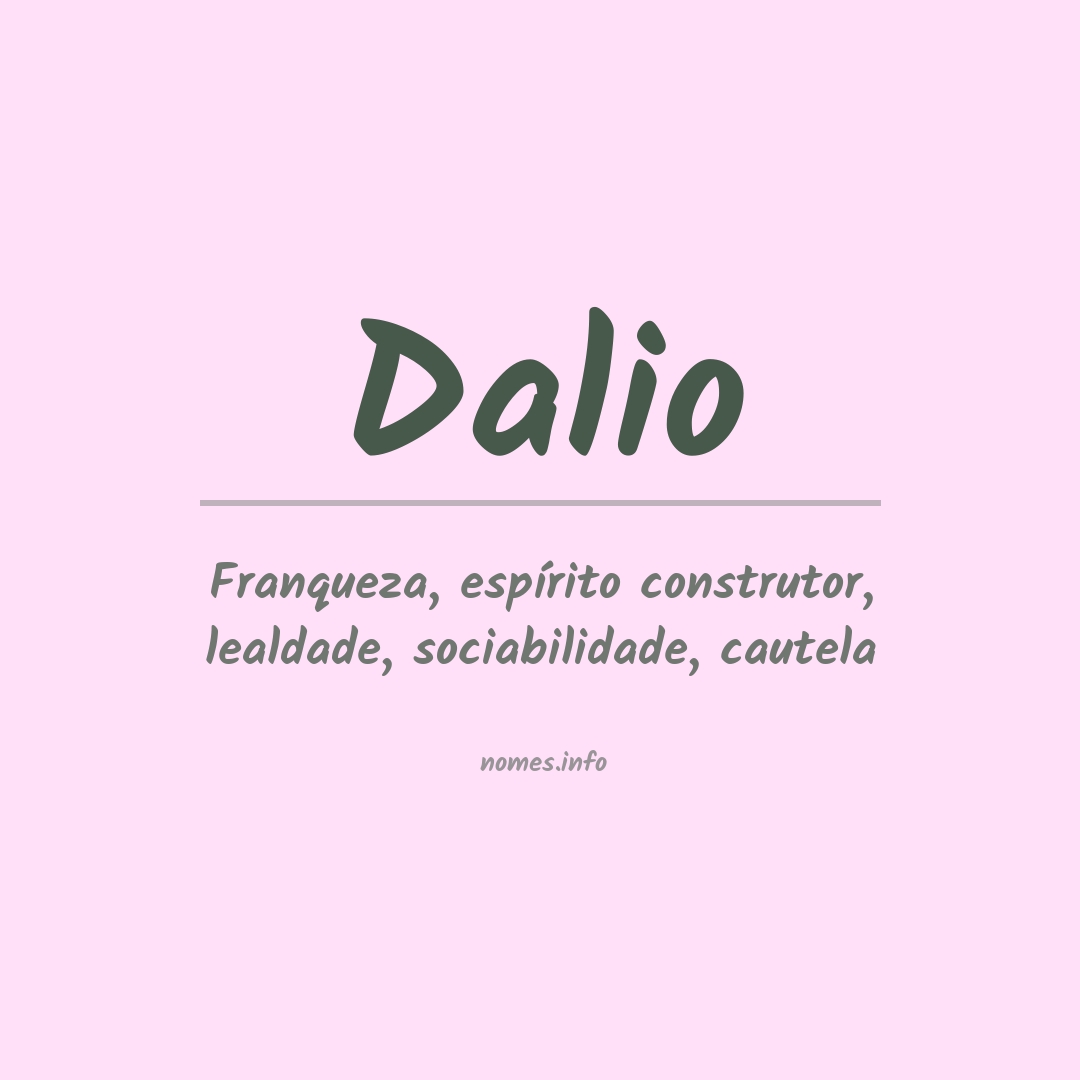 Significado do nome Dalio