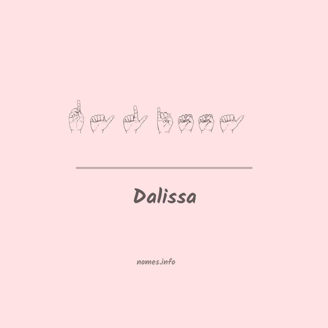 Dalissa em Libras