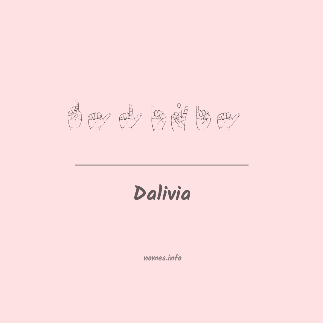 Dalivia em Libras