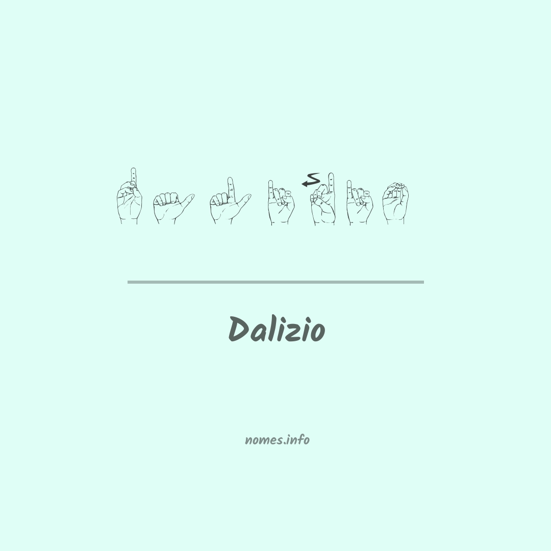Dalizio em Libras