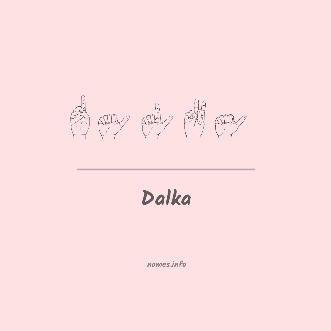 Dalka em Libras
