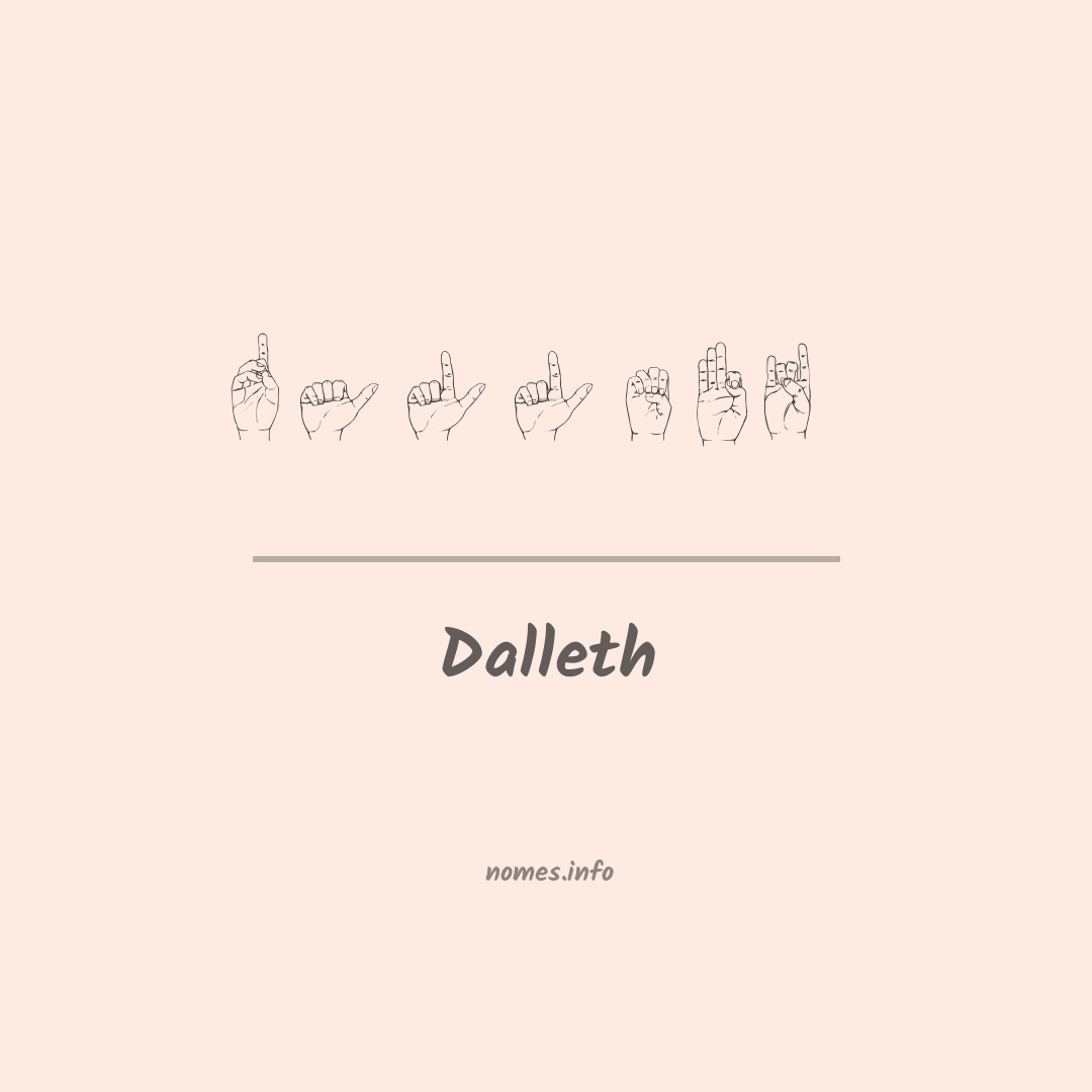 Dalleth em Libras
