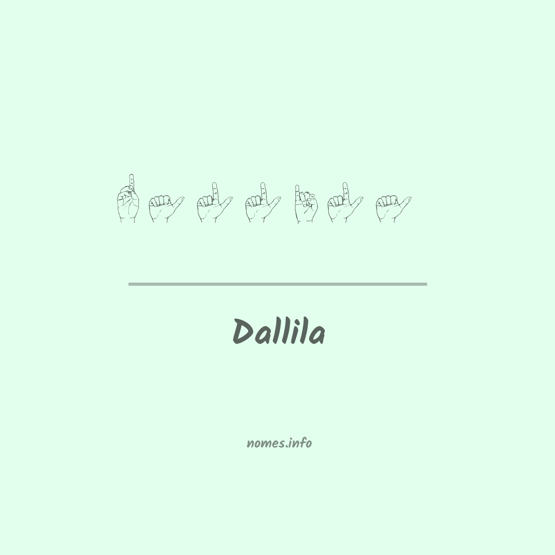 Dallila em Libras
