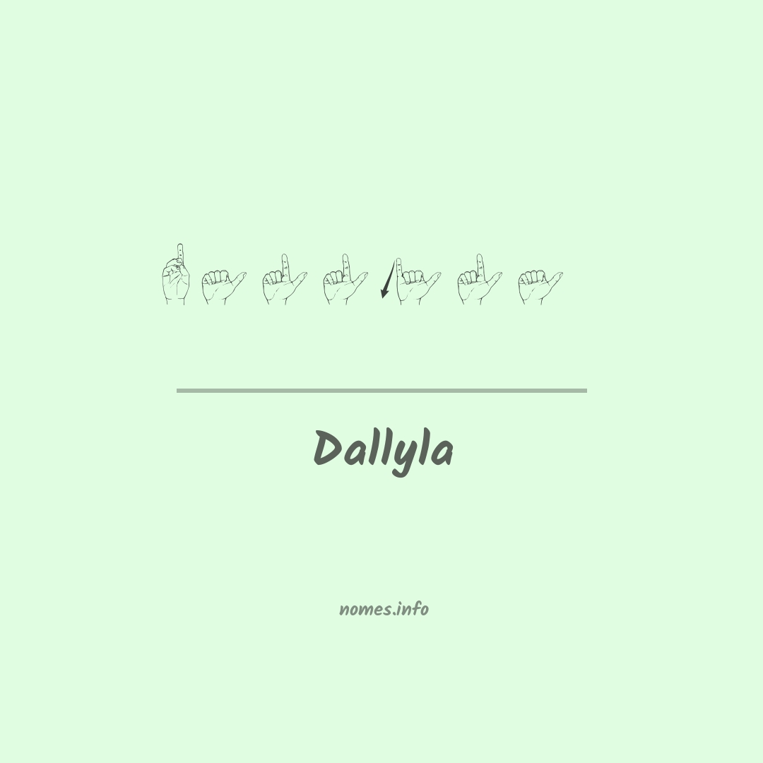 Dallyla em Libras