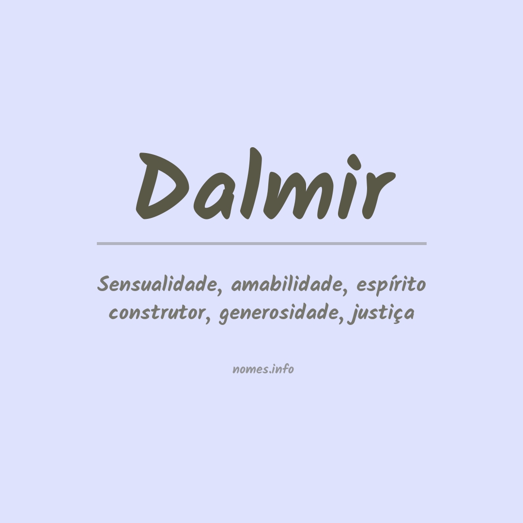 Significado do nome Dalmir