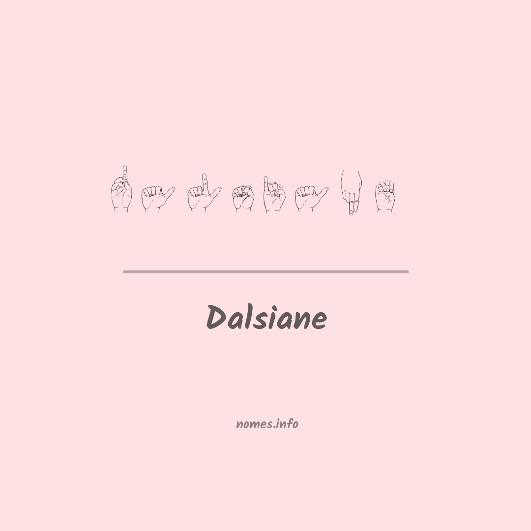 Dalsiane em Libras