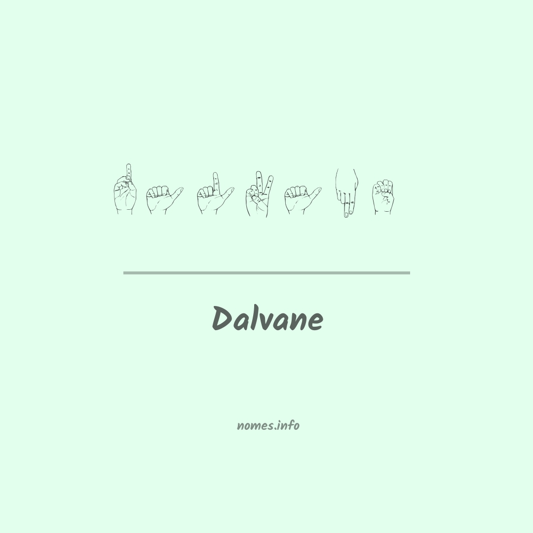 Dalvane em Libras