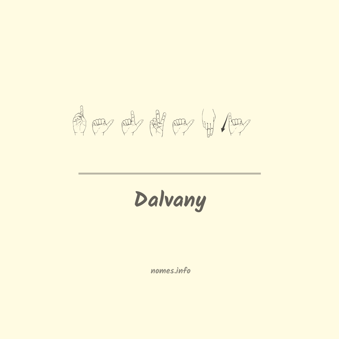 Dalvany em Libras