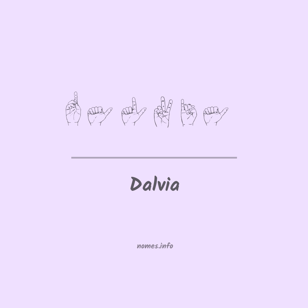 Dalvia em Libras