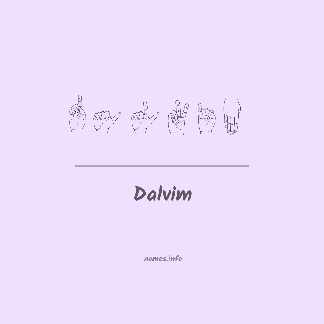 Dalvim em Libras