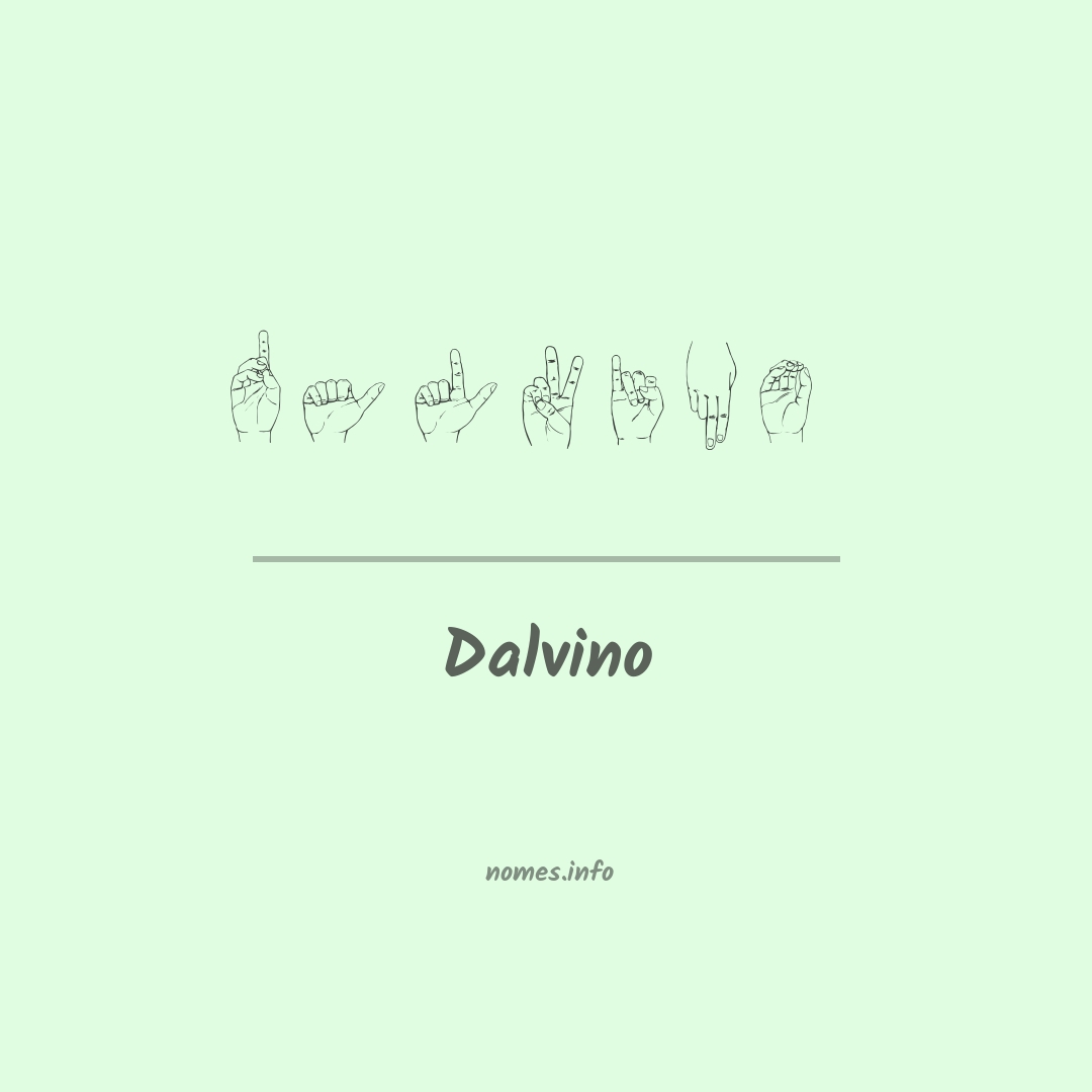 Dalvino em Libras