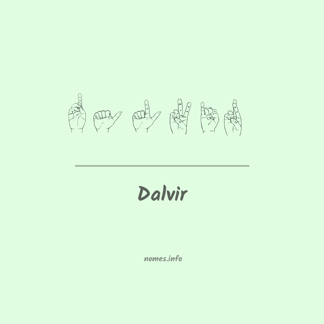 Dalvir em Libras