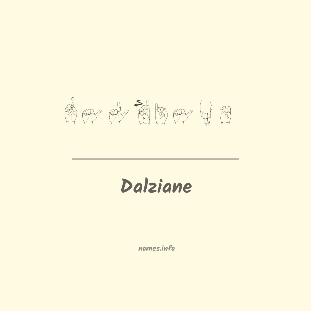 Dalziane em Libras