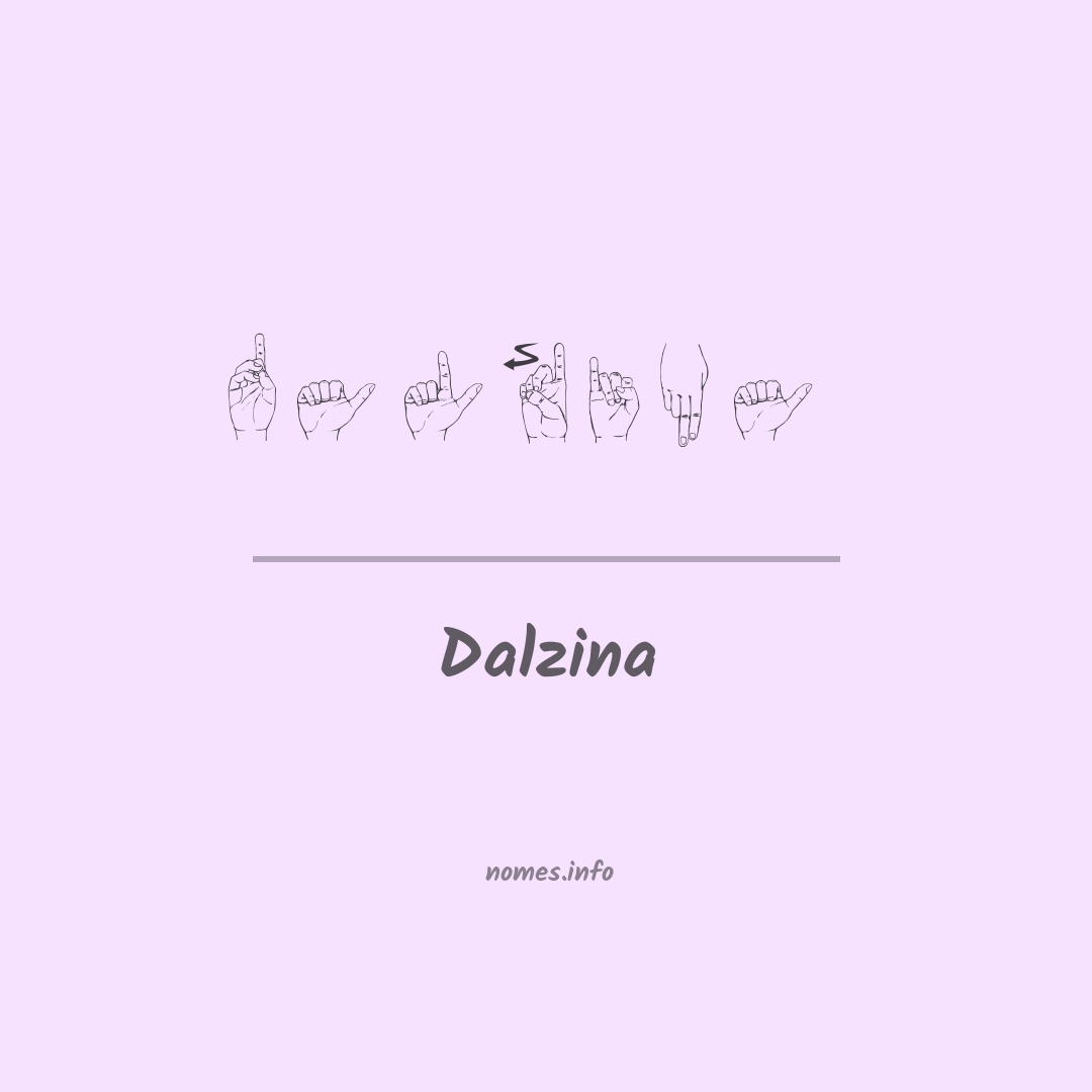 Dalzina em Libras