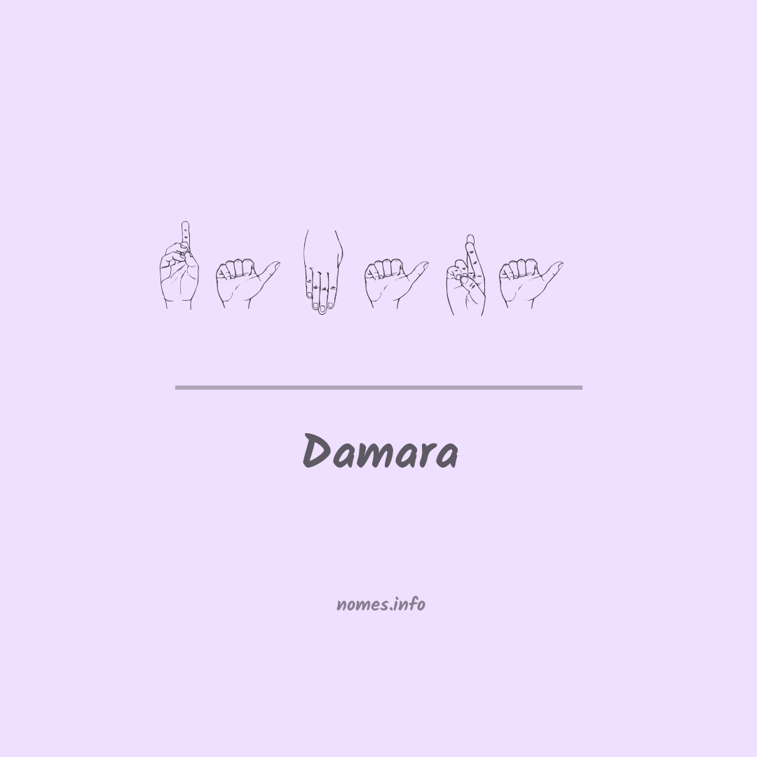 Damara em Libras