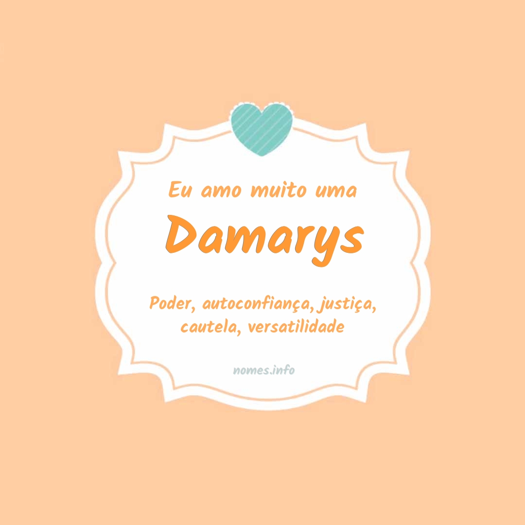 Eu amo muito Damarys