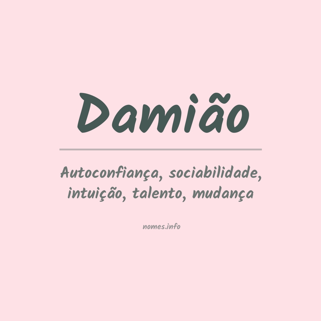 Significado do nome Damião