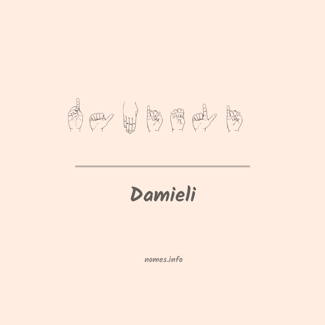 Damieli em Libras