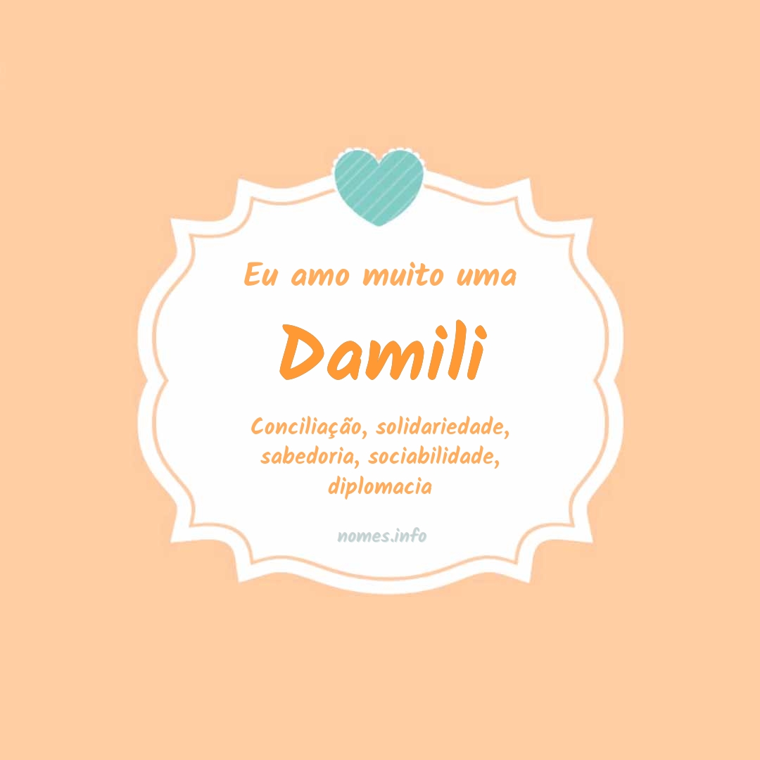 Eu amo muito Damili