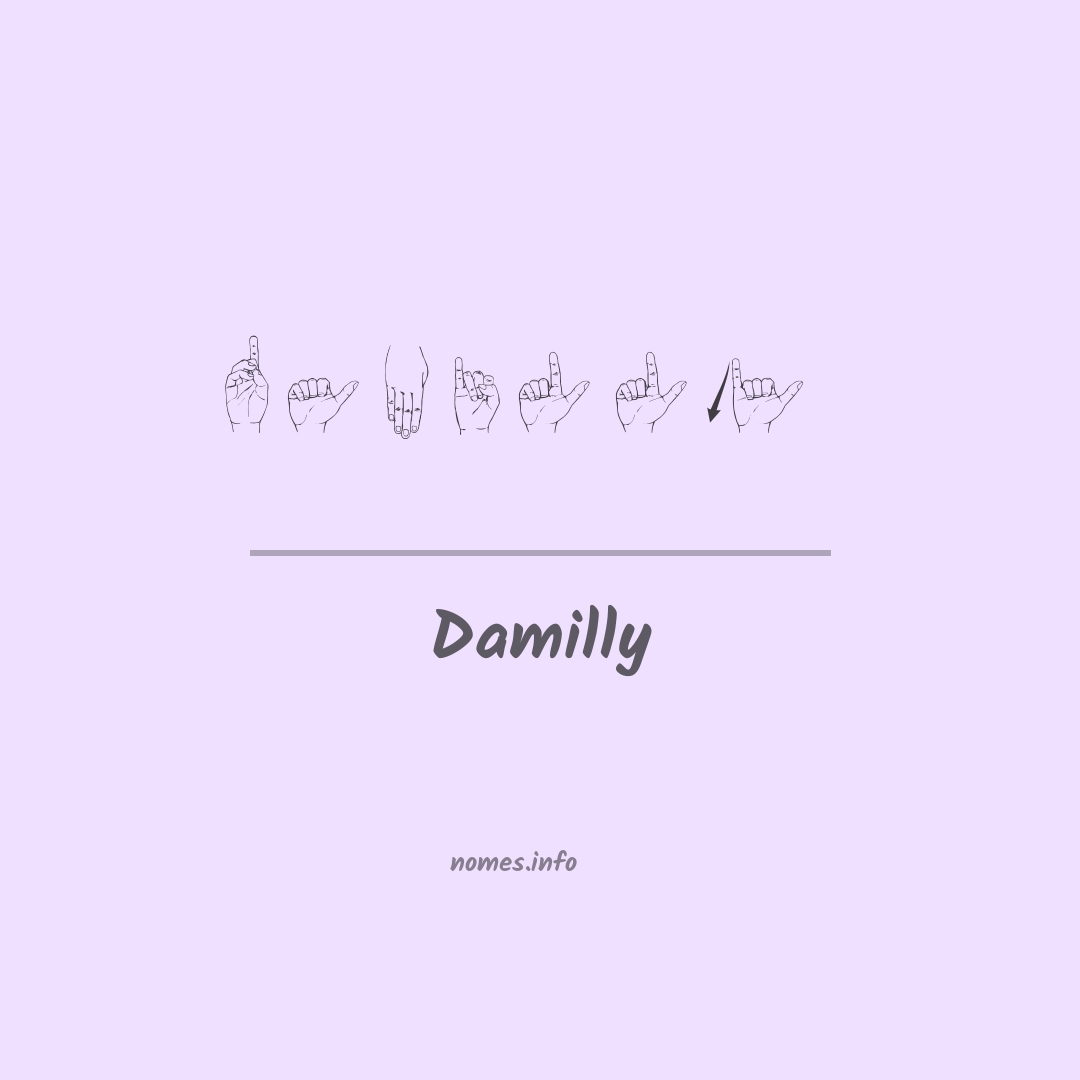 Damilly em Libras