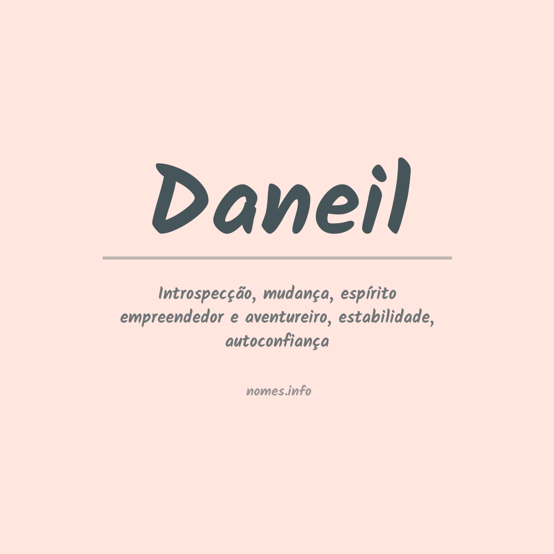 Significado do nome Daneil