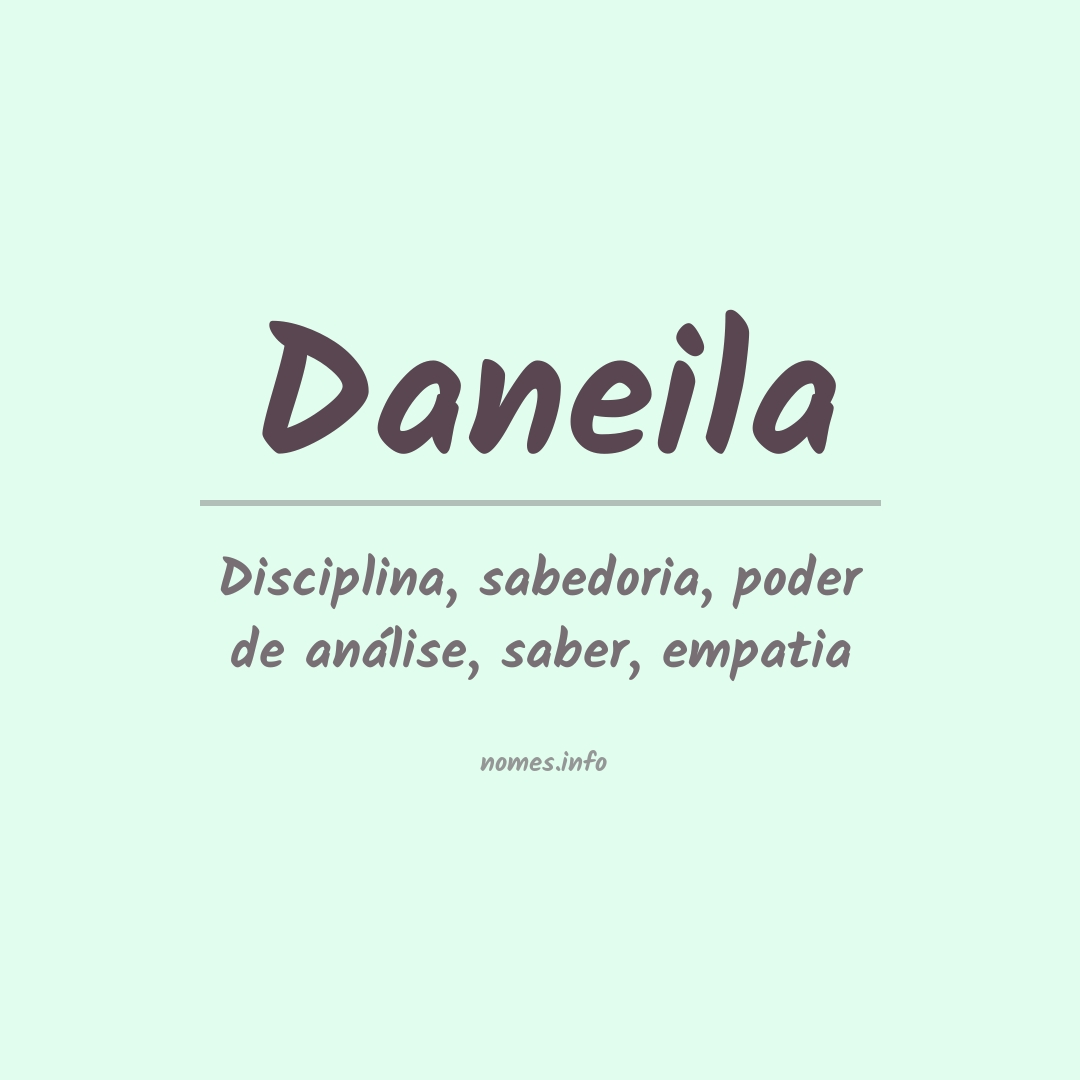 Significado do nome Daneila