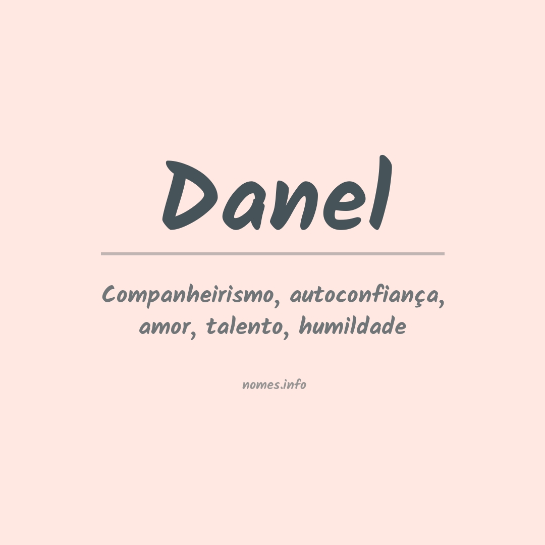 Significado do nome Danel