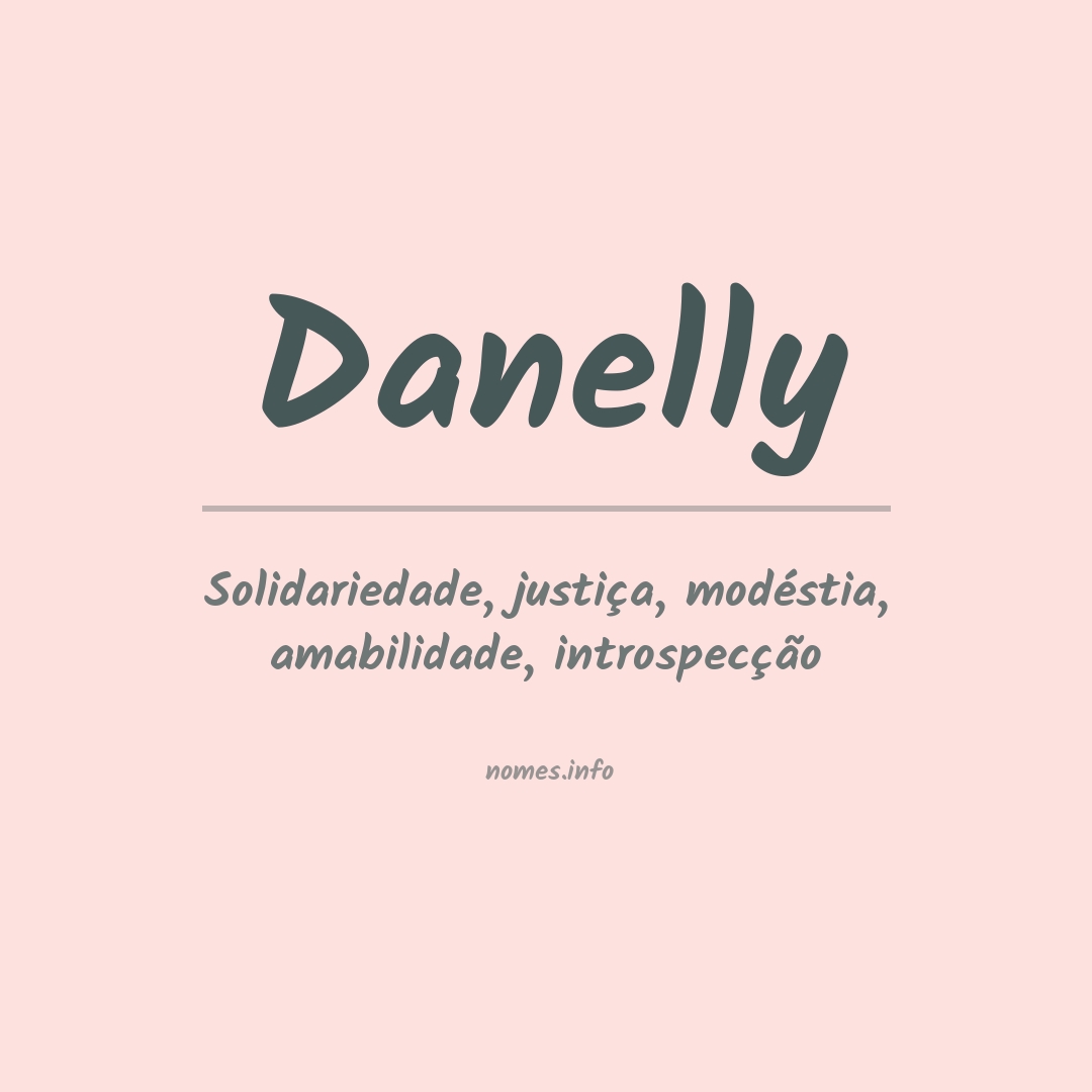 Significado do nome Danelly
