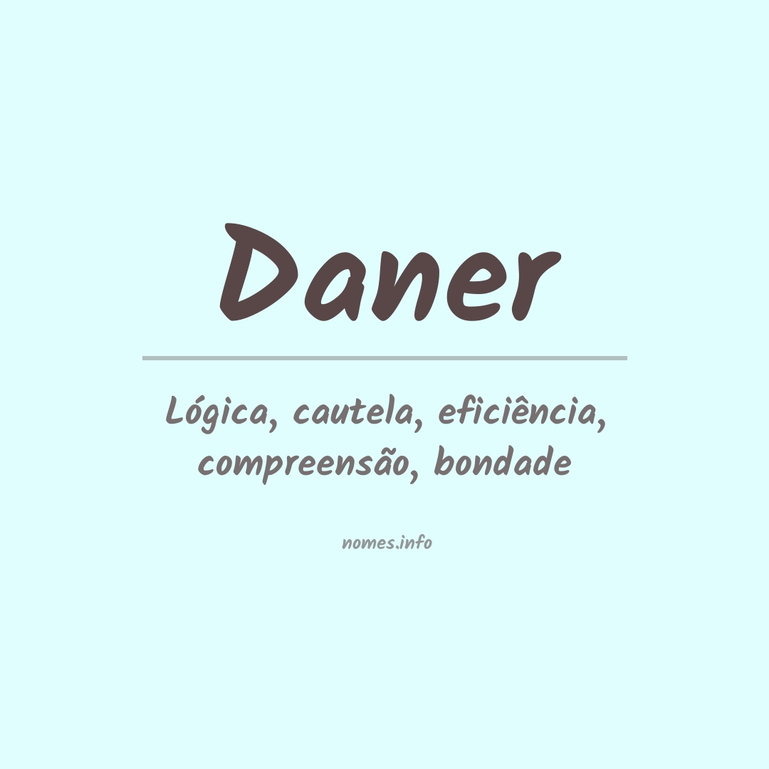 Significado do nome Daner
