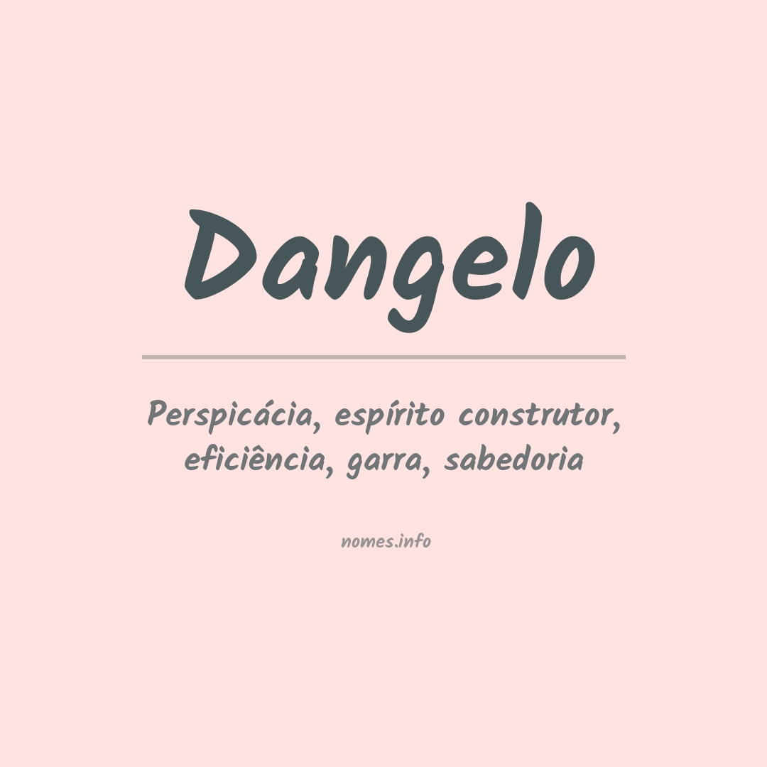 Significado do nome Dangelo
