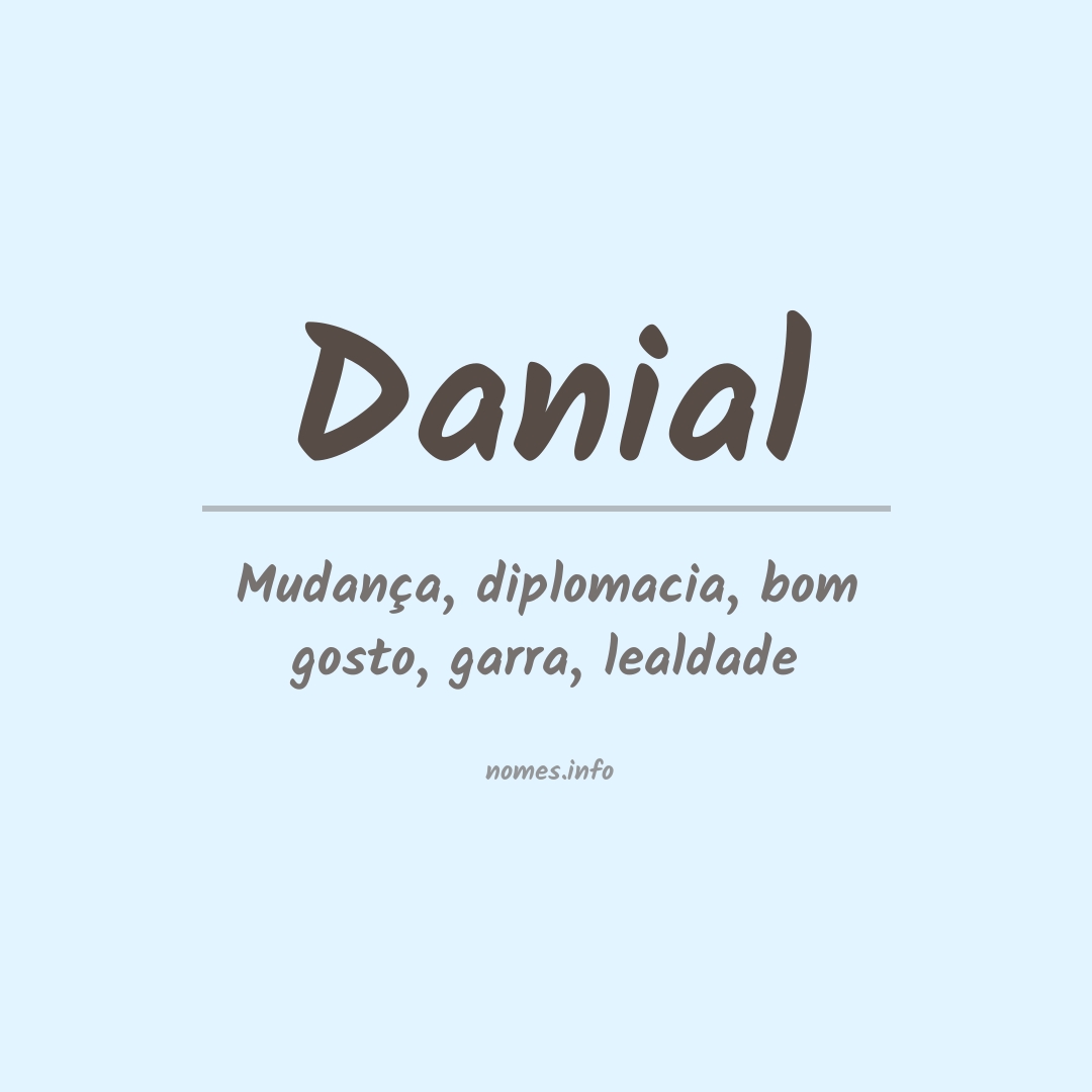 Significado do nome Danial