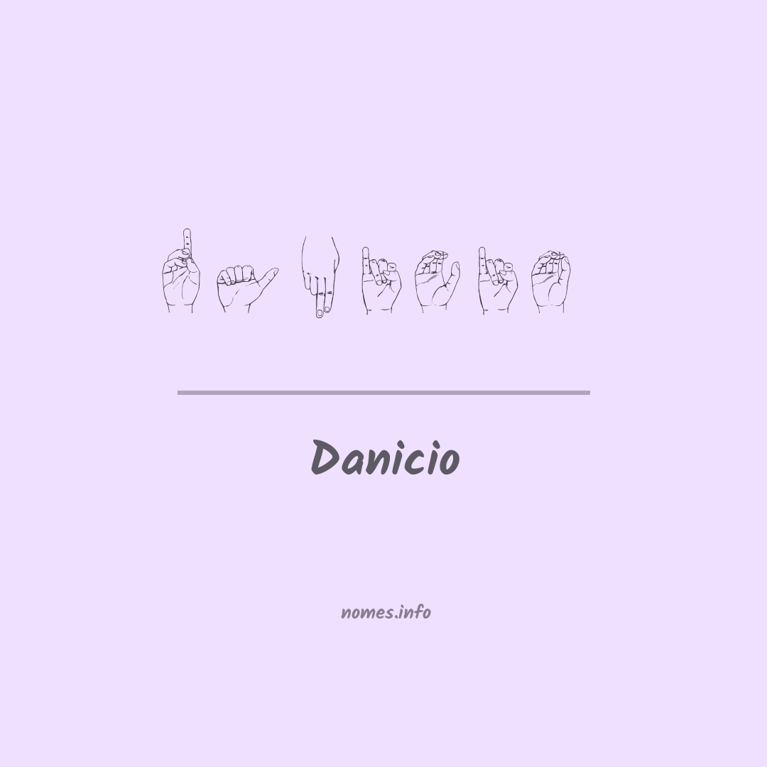 Danicio em Libras