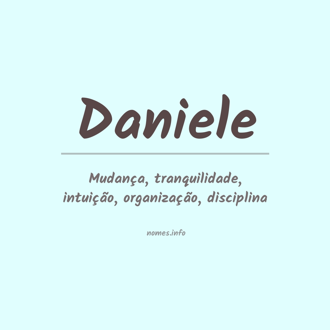 Significado do nome Daniele