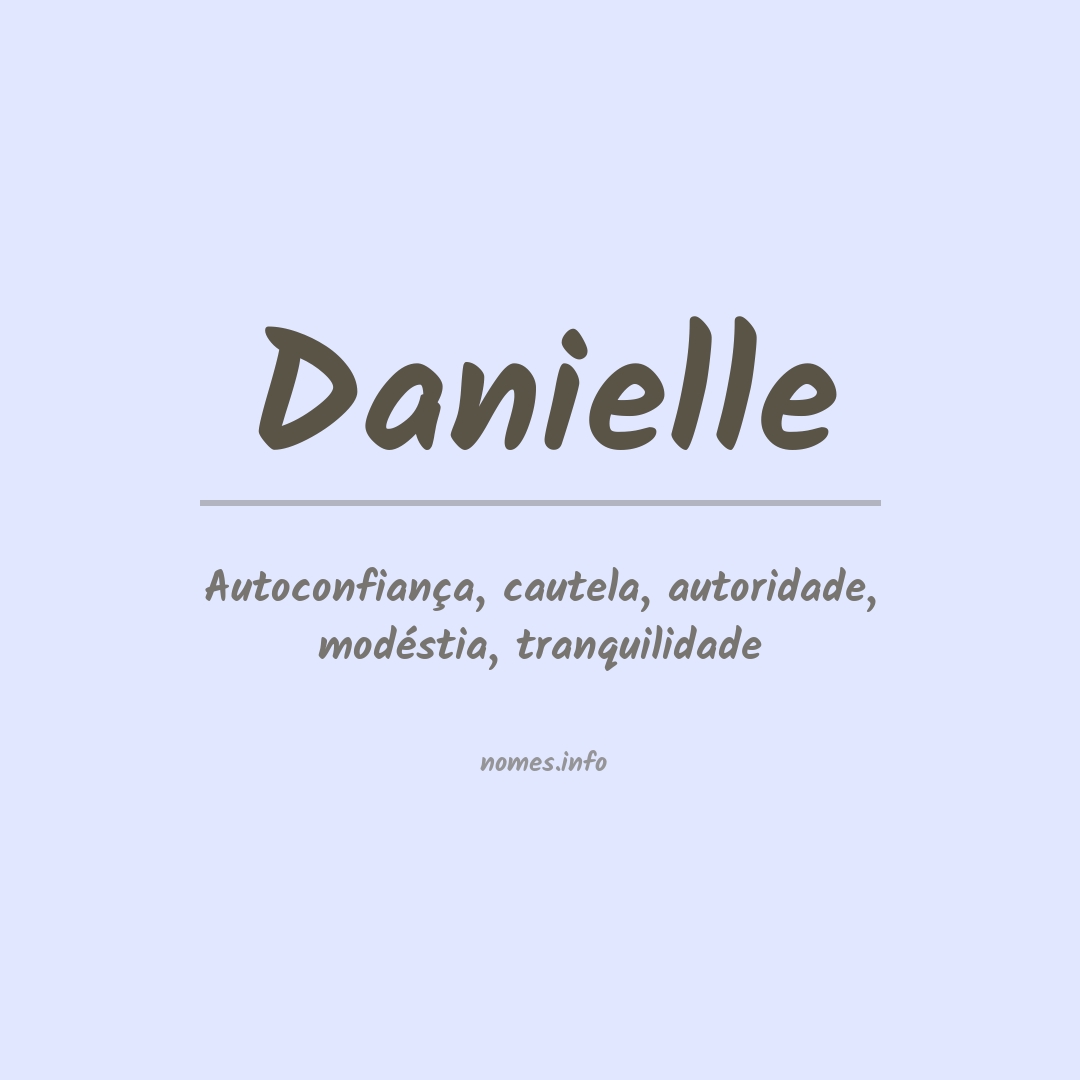 Significado do nome Danielle