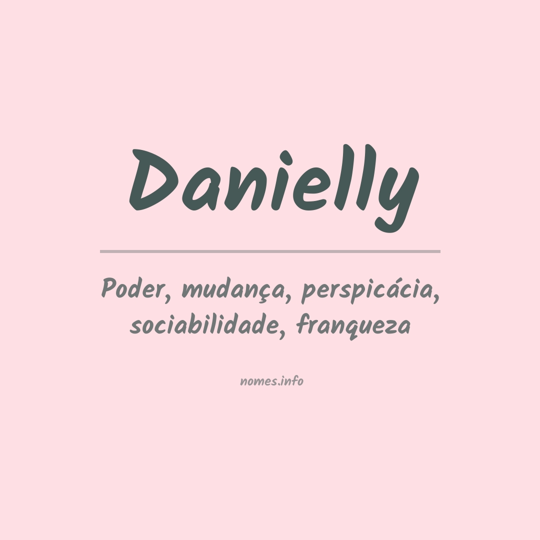 Significado do nome Danielly
