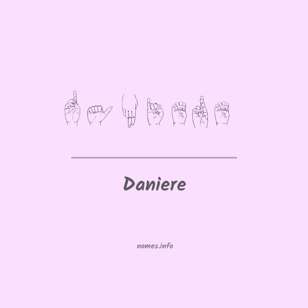 Daniere em Libras