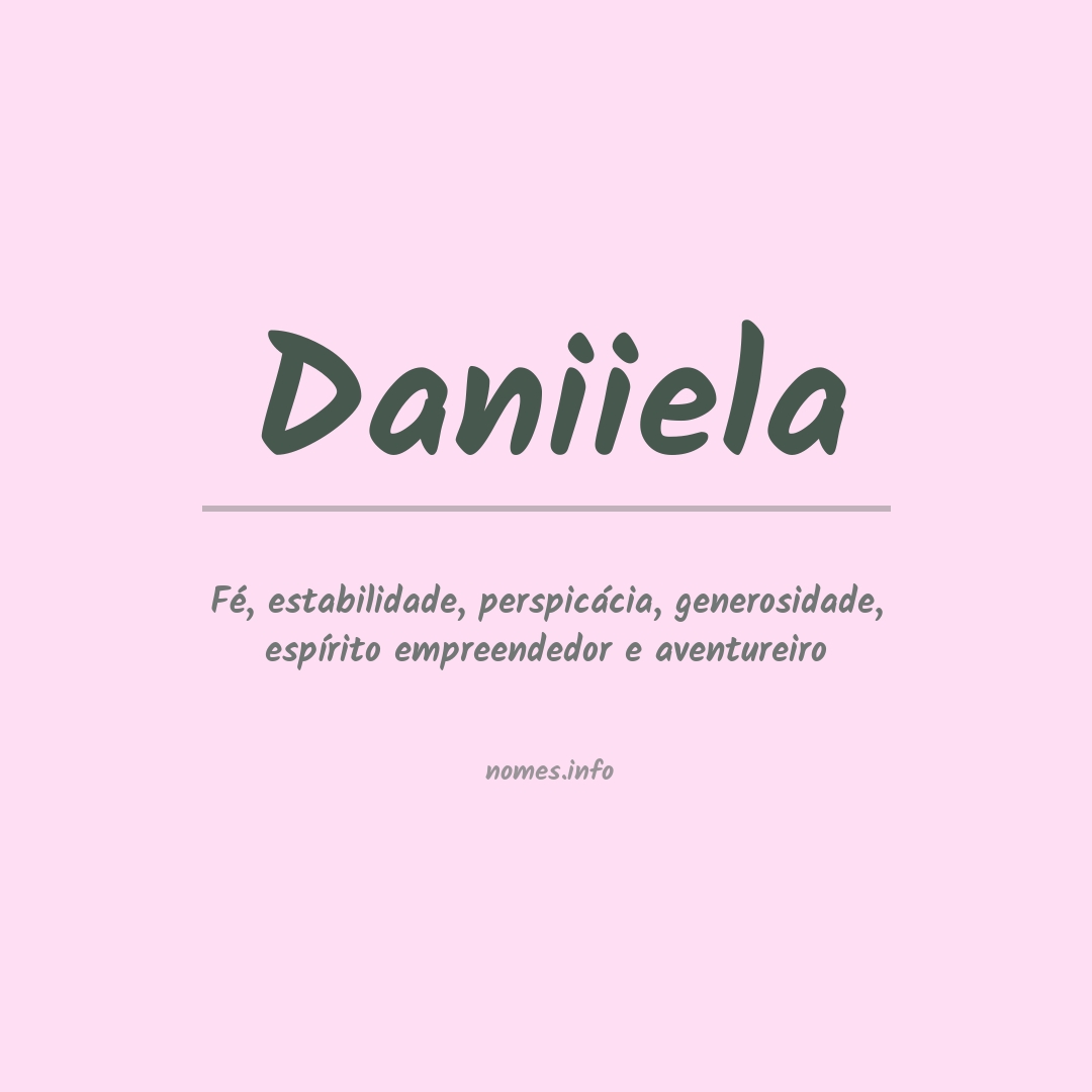 Significado do nome Daniiela