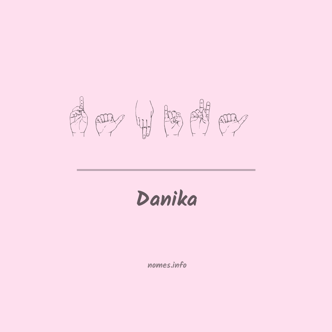 Danika em Libras