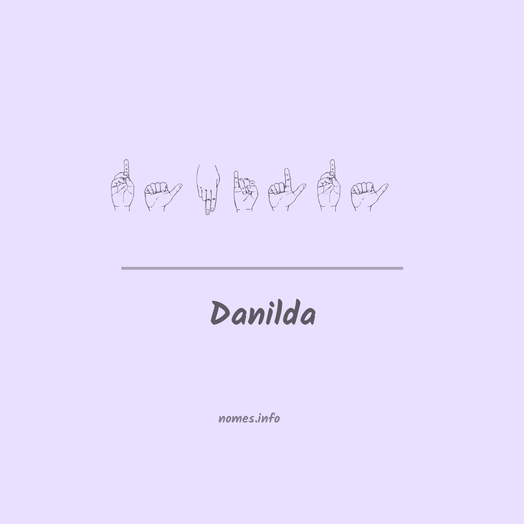 Danilda em Libras