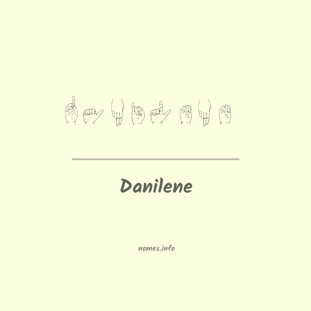 Danilene em Libras