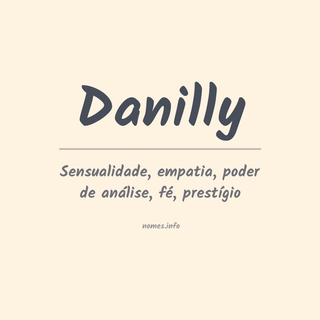 Significado do nome Danilly