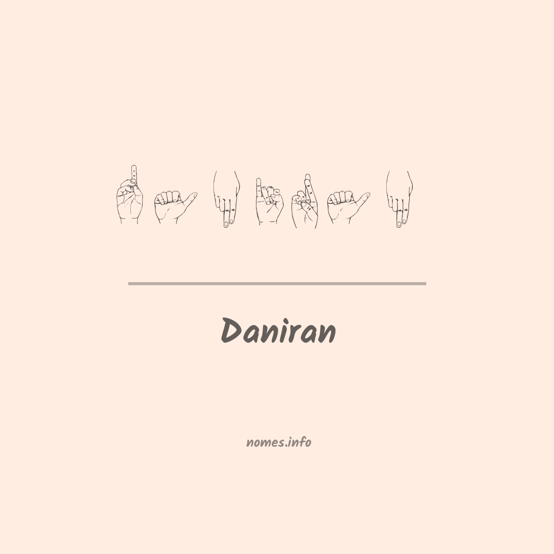 Daniran em Libras
