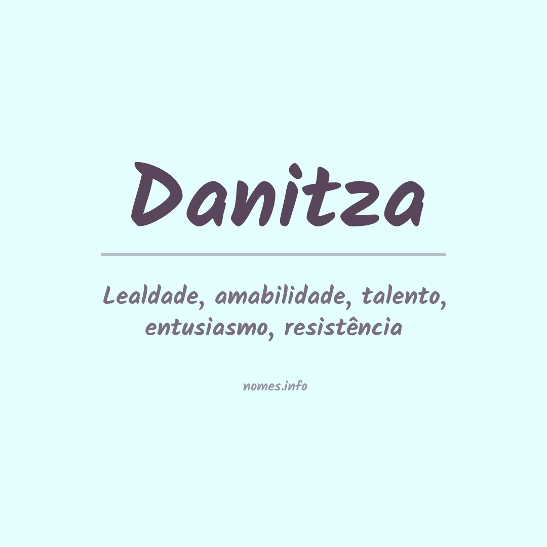 Significado do nome Danitza