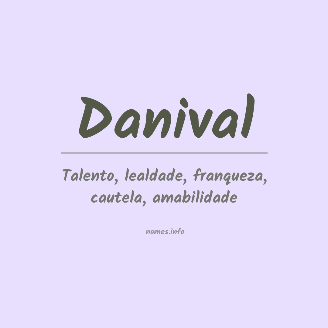 Significado do nome Danival